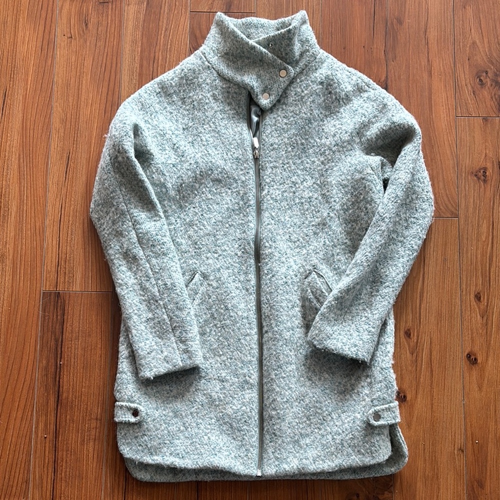 Bernardo Sage Wool Peacoat